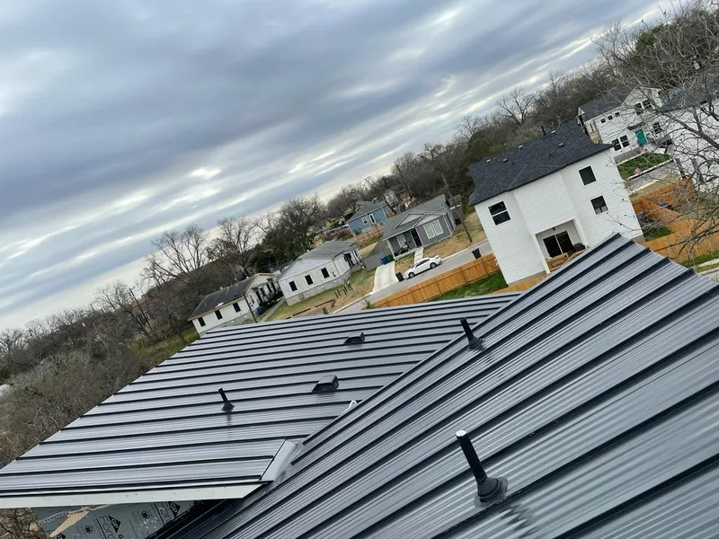 Standing seam metal roof panels with vents for Skylight Repair in Oneonta